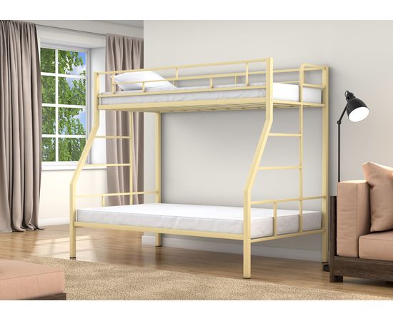 Двухъярусная металлическая кровать Раута Твист, КОД:4s-rat, images №5, magsale.ru