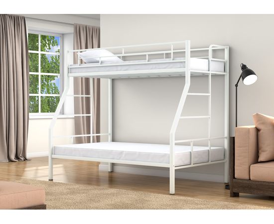 Двухъярусная металлическая кровать Раута Твист, КОД:4s-rat, images №7, magsale.ru