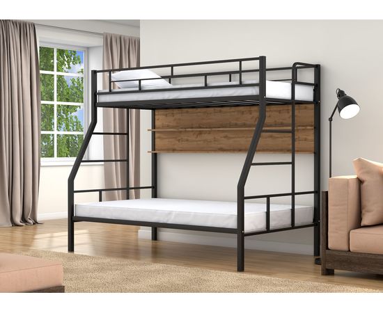 Двухъярусная металлическая кровать Раута Твист с полкой, КОД:4s-rat/p, images №14, magsale.ru Двухъярусная металлическая кровать Раута Твист с полкой, КОД:4s-rat/p, images №14, magsale.ru