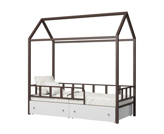 Кровать-домик Риччи с ящиками, КОД:4s-richi/y, images №1, magsale.ru