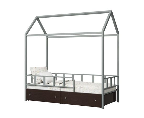 Кровать-домик Риччи с ящиками, КОД:4s-richi/y, images №19, magsale.ru