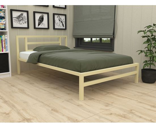 Полутороспальная металлическая кровать Титан 120, КОД:4S-TI-120, images №2, magsale.ru