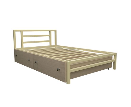 Полутороспальная металлическая кровать Титан 120, КОД:4S-TI-120, images №15, magsale.ru