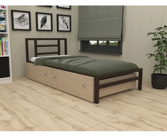 Односпальная металлическая кровать Титан 90, КОД:4S-TI-90, images №12, magsale.ru Односпальная металлическая кровать Титан 90, КОД:4S-TI-90, images №12, magsale.ru