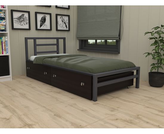 Односпальная металлическая кровать Титан 90, КОД:4S-TI-90, images №15, magsale.ru Односпальная металлическая кровать Титан 90, КОД:4S-TI-90, images №15, magsale.ru