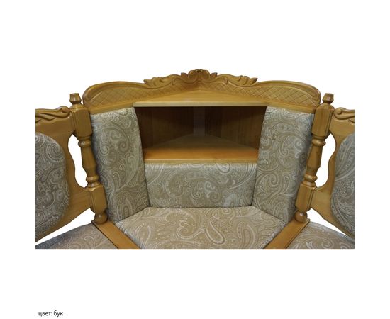 Угловой диван Картрайд с резьбой, КОД:SH74887838, images №3, magsale.ru