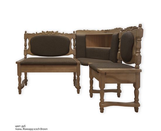 Угловой диван Картрайд с резьбой, КОД:SH74887838, images №4, magsale.ru