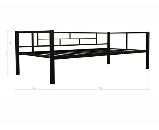 Односпальная металлическая кровать Арга 90, КОД:4S-AR-90, images №18, magsale.ru Односпальная металлическая кровать Арга 90, КОД:4S-AR-90, images №18, magsale.ru