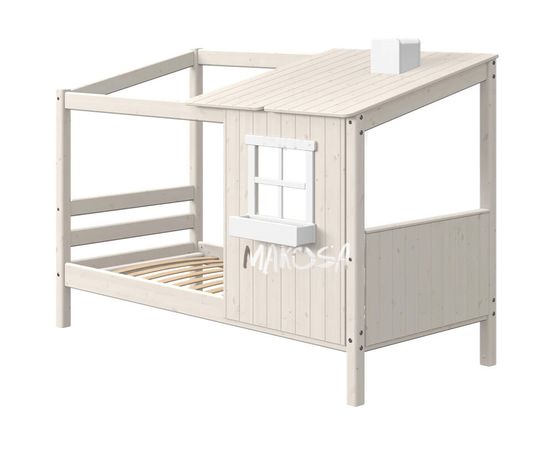 Детская кровать домик из массива сосны Андрэ, КОД:MS401, images №1, magsale.ru