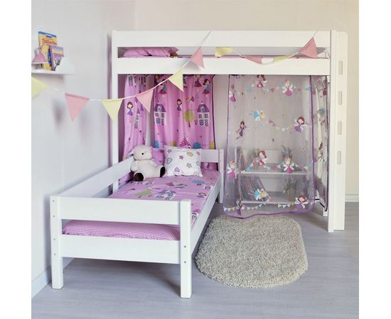 Двухъярусная кровать из массива сосны Соня, КОД:VMK875, images №1, magsale.ru