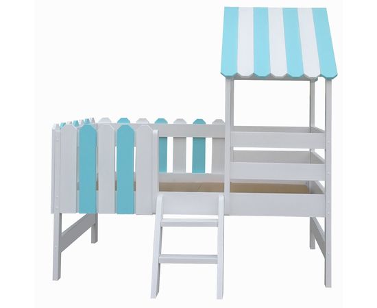 Детская кровать домик из массива сосны Шалаш, КОД:VTS3163, images №2, magsale.ru