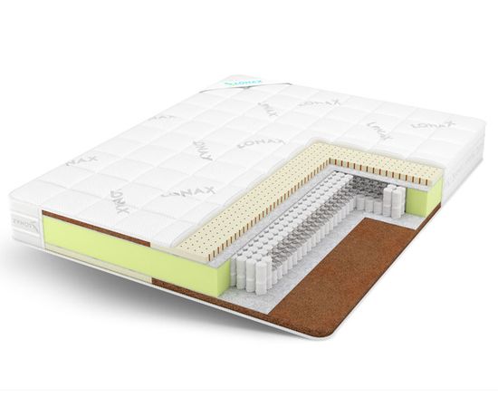 Анатомический матрас Lonax Duet Cocos-Latex S1000, КОД:LO2957, images №1, magsale.ru