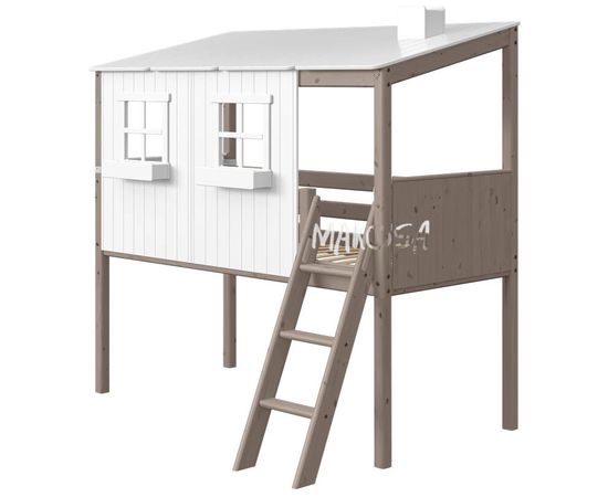 Кровать чердак из массива Эльба, КОД:MS896, images №1, magsale.ru