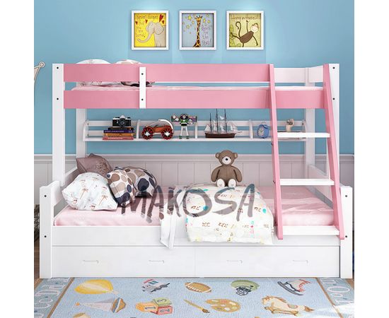 Двухъярусная кровать из массива Корсика, КОД:MS447, images №2, magsale.ru Двухъярусная кровать из массива Корсика, КОД:MS447, images №2, magsale.ru