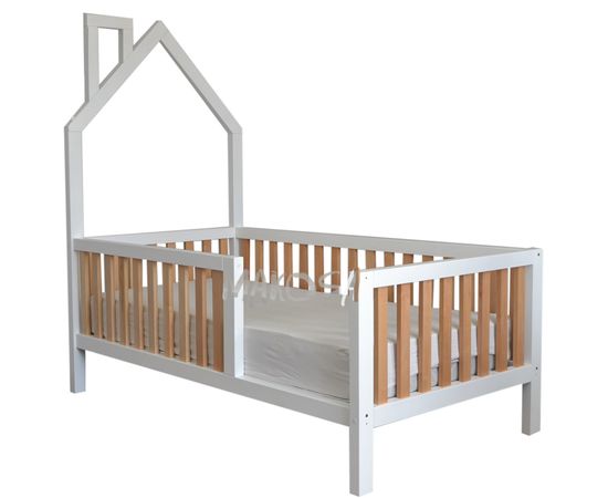 Детская кровать домик Бойскаут, массив дерева, КОД:MS416, images №1, magsale.ru