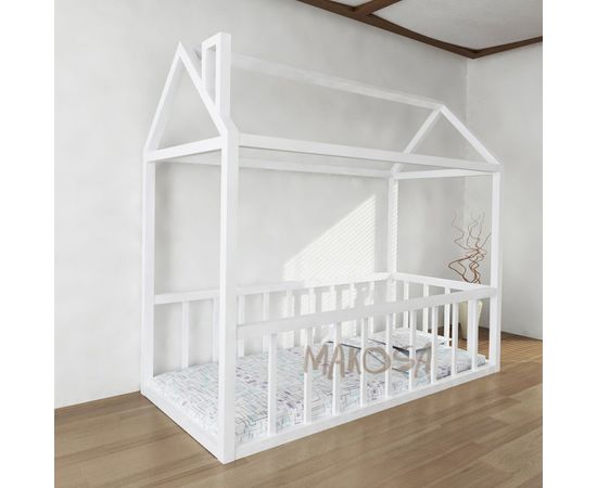 Детская кровать домик из массива Дали, КОД:MS4189, images №3, magsale.ru