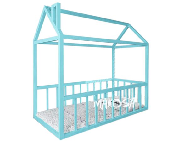 Детская кровать домик из массива Дали, КОД:MS4189, images №4, magsale.ru