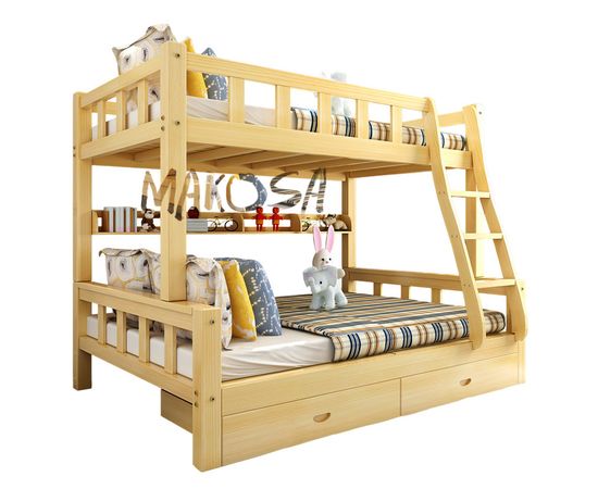 Двухъярусная кровать из массива Гудзон, КОД:MS470, images №1, magsale.ru Двухъярусная кровать из массива Гудзон, КОД:MS470, images №1, magsale.ru