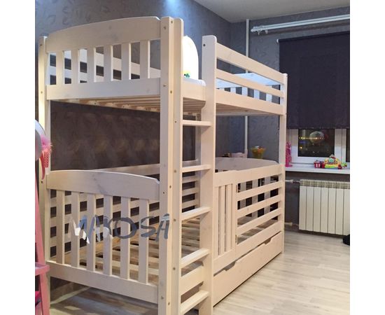 Двухъярусная кровать из дерева Мадлен, КОД:MS478, images №3, magsale.ru Двухъярусная кровать из дерева Мадлен, КОД:MS478, images №3, magsale.ru