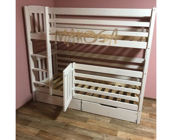 Двухъярусная кровать из дерева Мадлен, КОД:MS478, images №2, magsale.ru Двухъярусная кровать из дерева Мадлен, КОД:MS478, images №2, magsale.ru