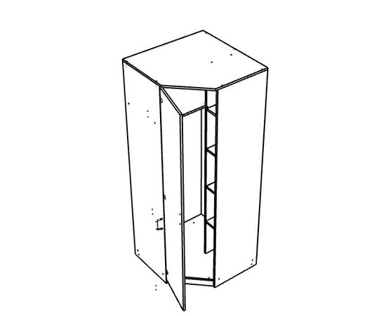 Угловой шкаф Ярофф, КОД:ЯШУ1, images №5, magsale.ru