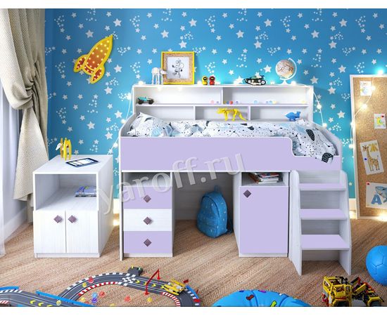 Кровать-трансформер Малыш-5 с полкой, КОД:ЯМ005, images №5, magsale.ru Кровать-трансформер Малыш-5 с полкой, КОД:ЯМ005, images №5, magsale.ru