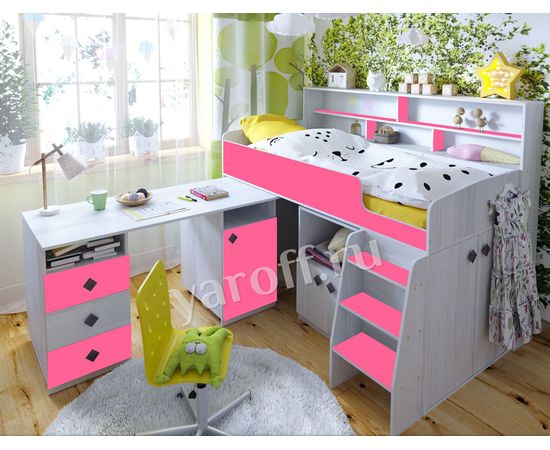 Кровать-трансформер Малыш-5 с полкой, КОД:ЯМ005, images №9, magsale.ru Кровать-трансформер Малыш-5 с полкой, КОД:ЯМ005, images №9, magsale.ru