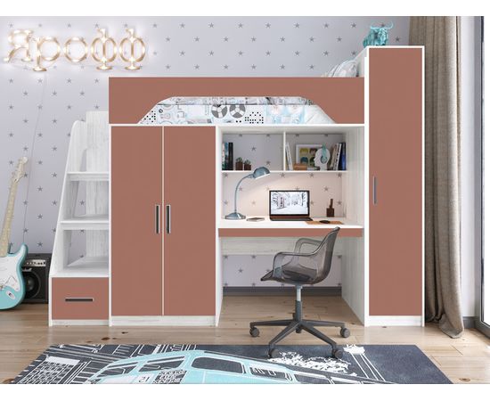 Кровать-чердак Тея, КОД:ЯТЕ1, images №5, magsale.ru