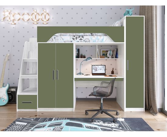 Кровать-чердак Тея, КОД:ЯТЕ1, images №8, magsale.ru