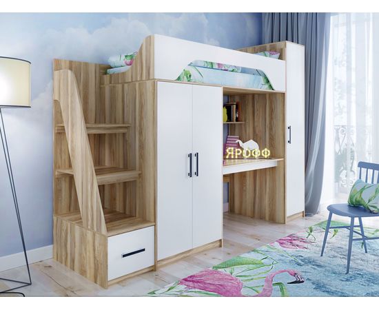 Кровать-чердак Тея, КОД:ЯТЕ1, images №9, magsale.ru