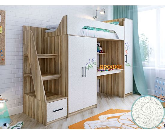 Кровать-чердак Тея, КОД:ЯТЕ1, images №1, magsale.ru