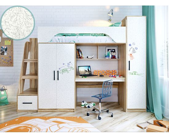 Кровать-чердак Тея, КОД:ЯТЕ1, images №2, magsale.ru