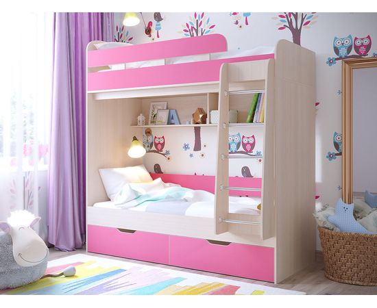 Двухъярусная кровать Юниор-5, КОД:ЯЮ52, images №10, magsale.ru