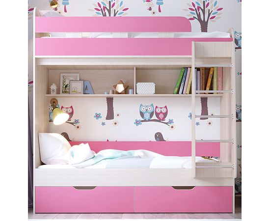 Двухъярусная кровать Юниор-5, КОД:ЯЮ52, images №5, magsale.ru