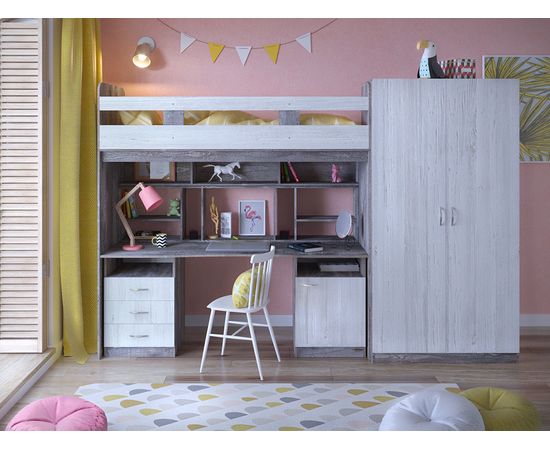 Кровать-чердак ЮТА, КОД:ЯЮТ11, images №1, magsale.ru