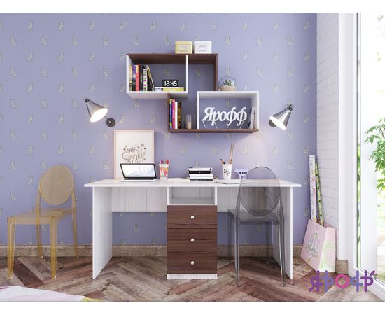 Письменный 2-местный стол Ярофф, КОД:ЯПС22, images №4, magsale.ru