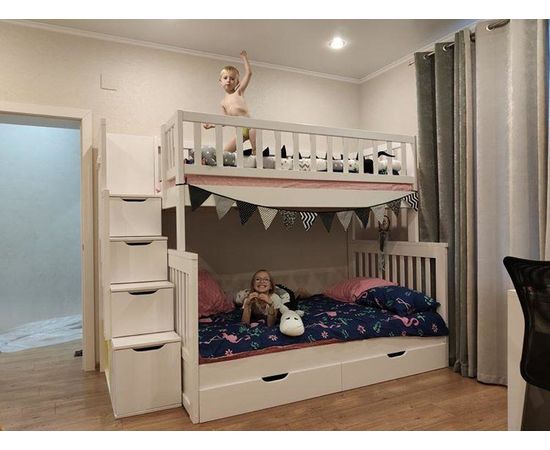 Лестница к двухъярусной кровати Артек, КОД:VMK0981, images №4, magsale.ru