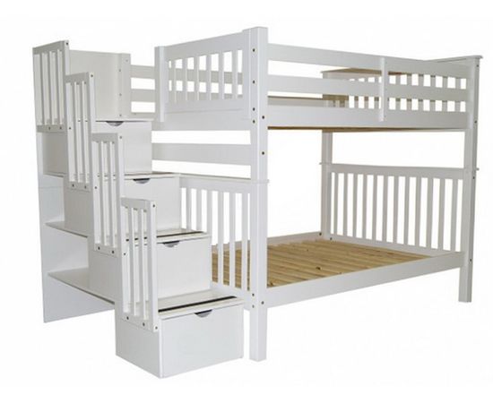 Двухъярусная кровать из сосны Атланта-2 с ящиками, КОД:VMK266, images №2, magsale.ru