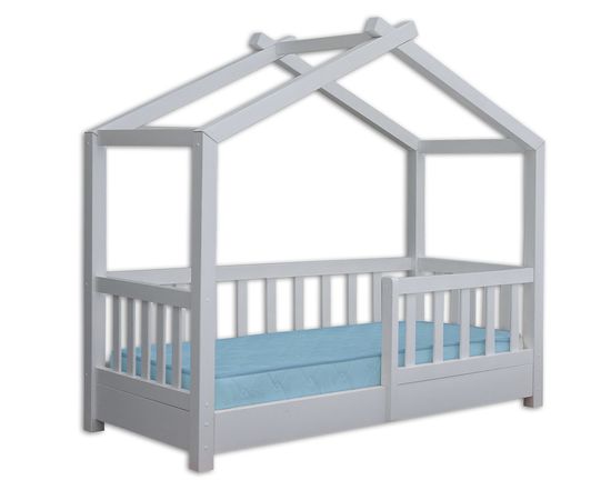 Кровать из массива сосны Домик №6 Манеж​, КОД:VMK3295, images №1, magsale.ru