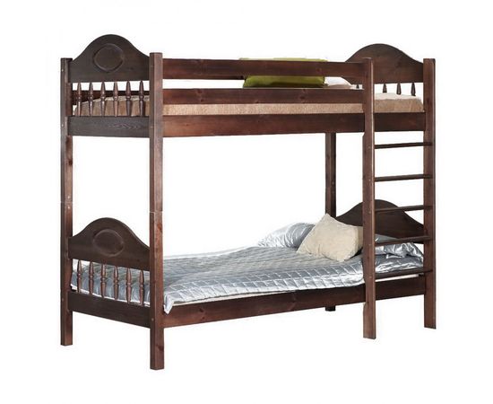 Двухъярусная кровать из массива Фрея-2 (F2), КОД:VMK304, images №1, magsale.ru