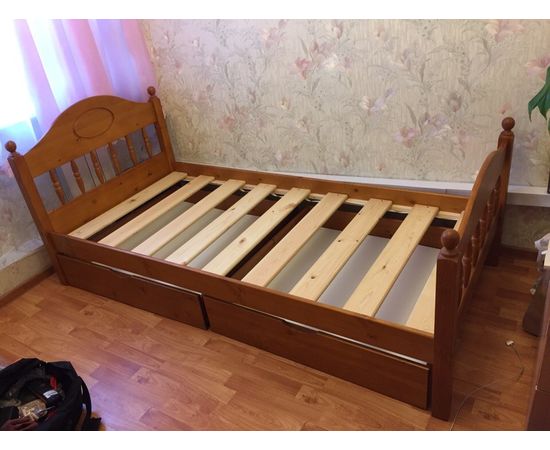 Детская кровать из массива сосны Фрея, КОД:VMK343, images №2, magsale.ru