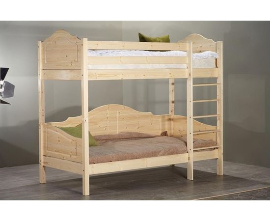 Двухъярусная кровать массива Кая-3 (К3), КОД:VMK301, images №2, magsale.ru