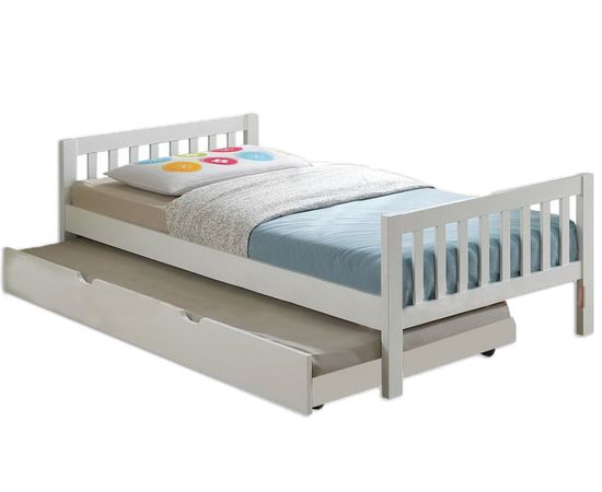 Детская выдвижная кровать из массива Юна-3, КОД:VMK520, images №1, magsale.ru