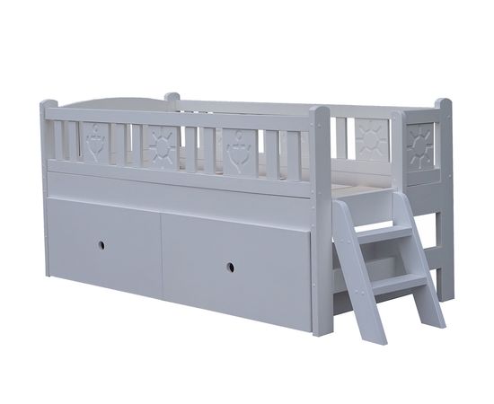 Детская кровать из массива сосны Веста-3, КОД:33522, images №3, magsale.ru