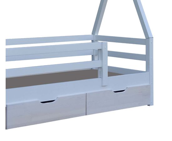 Детская кровать домик из массива Вигвам, КОД:VTS4122, images №2, magsale.ru