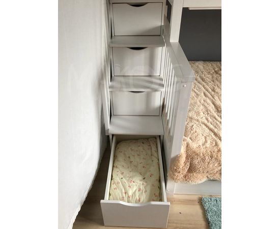 Двухъярусная кровать-домик Долли (массив), КОД:MS4906, images №6, magsale.ru