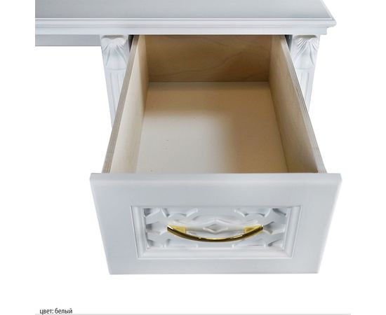 ДЖЕЙКОБСОН письменный стол из массива (декор Прованс), КОД:SH0000025, images №6, magsale.ru