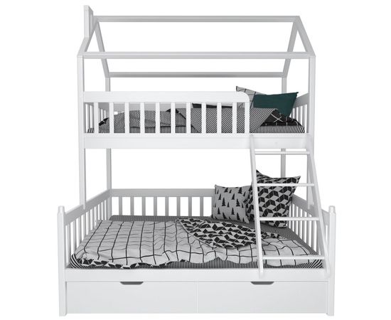 Двухъярусная кровать-домик Лотти (массив сосны), КОД:MS523, images №3, magsale.ru Двухъярусная кровать-домик Лотти (массив сосны), КОД:MS523, images №3, magsale.ru