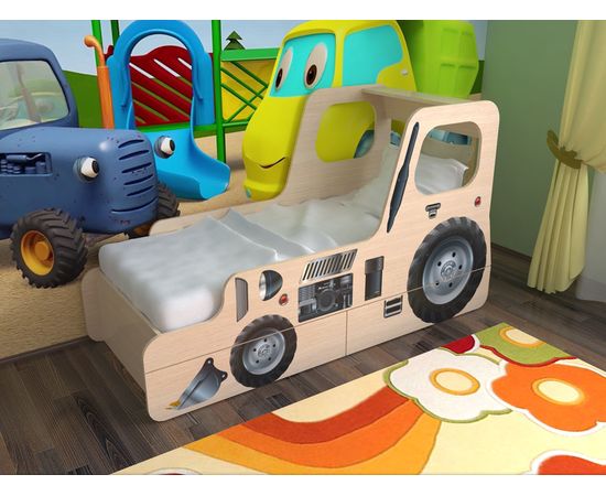 Детская кровать Трактор, КОД:SL109, images №3, magsale.ru
