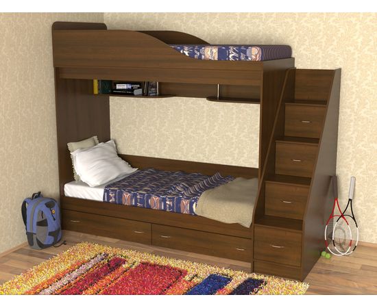 Двухъярусная кровать Дуэт, КОД:SL400, images №13, magsale.ru